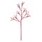 Melrose 29" Red Striped Branch Christmas Decoration